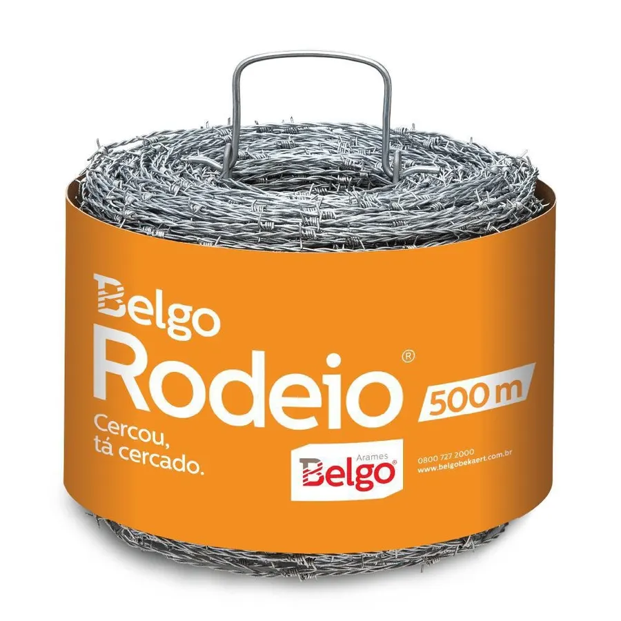 Arame Farpado Belgo Rodeio 500m