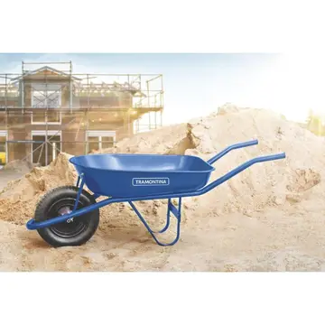 Carrinho de Mão Caçamba Metálica Rasa Tramontina 3
