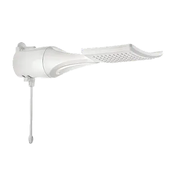 Chuveiro Elétrico Eletrônico 7500W Branco Quadrado Loren Shower Lorenzetti