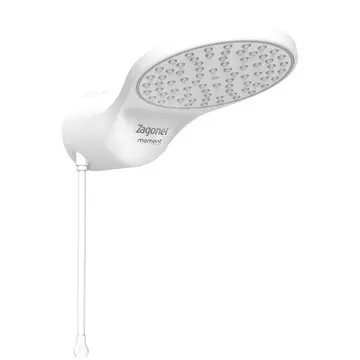 Chuveiro Elétrico Eletrônico Moment 7500W 220V Branco Zagonel 5