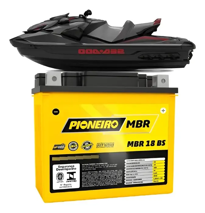 Selada Bateria Para Jetski Sea-doo Mbr 18 Bs 12v 18ah