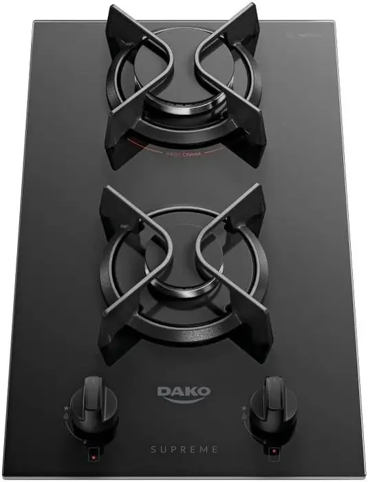 Cooktop Dako Supreme 2 Bocas Bivolt com Mesa de Vidro