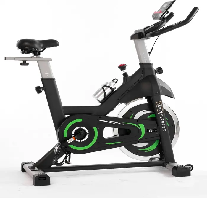 Bicicleta Ergométrica com Assento Ajustável e Monitor de Exercícios
