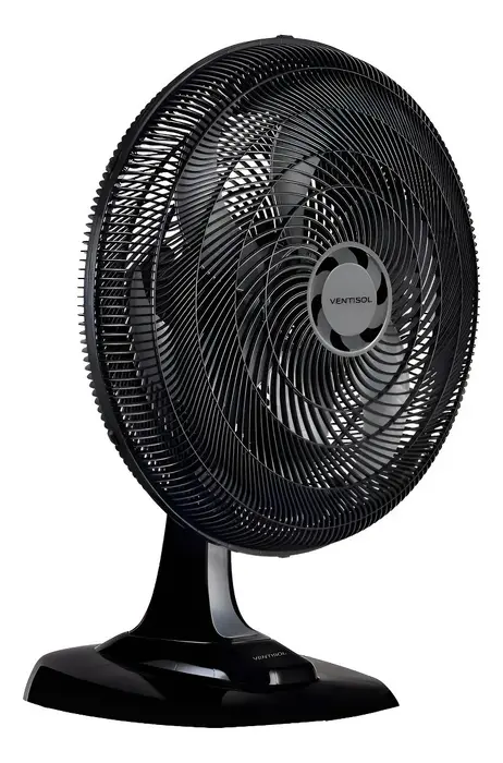 Ventilador de Mesa Ventisol Turbo 50cm 6 Pás Preto
