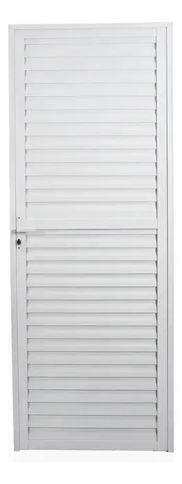 Porta de Alumínio Laminada 210x70cm Soft Plus MGM