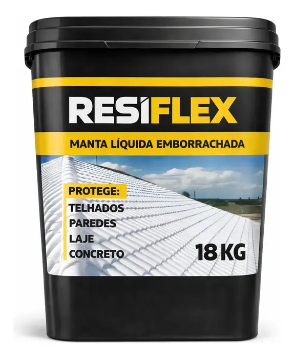 Manta Líquida Premium Acrílica 18kg Emborrachada Impermeável
