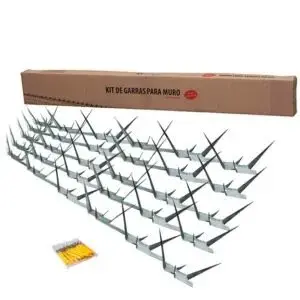 Kit Garra Muro Aço Galvanizado 1,2m Calhaforte