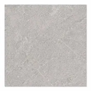 Piso 77014 Lithos Grey Retificado Granilhado Cinza 77x77 1,78m2