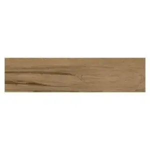 Porcelanato Soft Wood Retificado Acetinado Marrom 26x106cm 2,00m2
