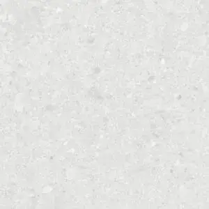 Porcelanato Terrazine Bianco Retificado Acetinado Cinza 72x72cm 2,59m2