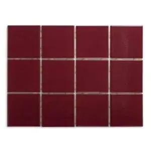 Revestimento Guindo Bold Brilhante Vermelho 10x10cm 1,95m2