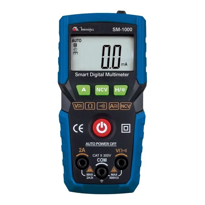 Multimetro Digital Smart CAT II-300V SM1000 Minipa