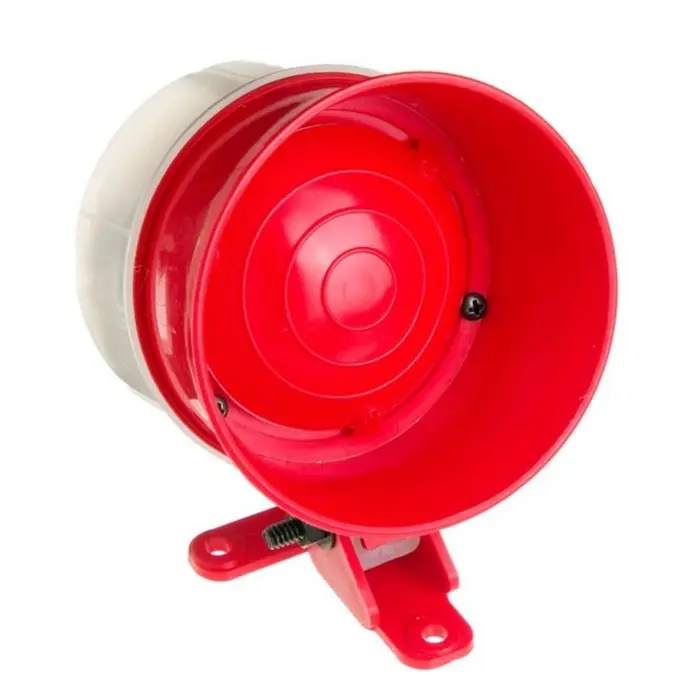 Sirene Luz Vermelha 12/24V 115dB DNI