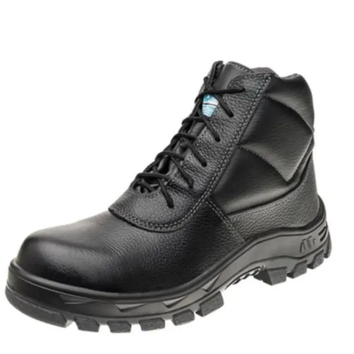 Bota Manobreiro Preta Cano Médio Bico Composite Marluvas