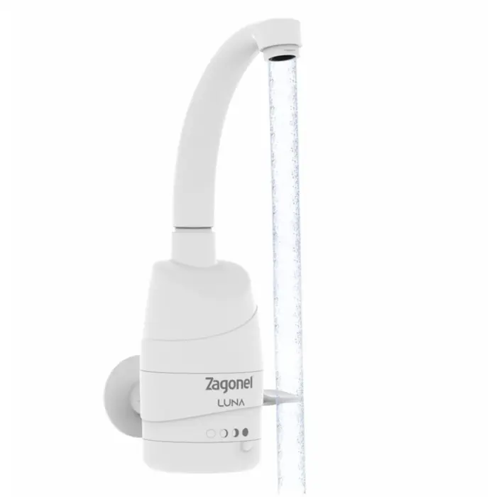 Torneira Elétrica Luna de Parede Branca 5500W Zagonel