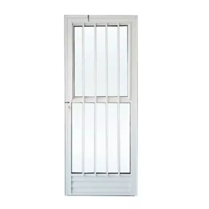 Porta Palito Alumínio Branco Vidro Liso 210x80cm Lider