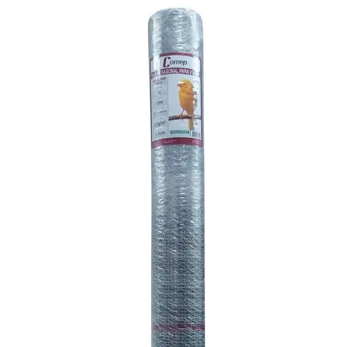Tela Hexagonal Viveiro Aço Galvanizado 1/2″ 24BWG Comep