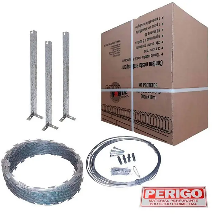 Kit Concertina Aço Galvanizado 30cm 10m Calhaforte