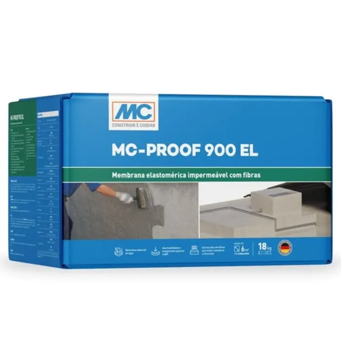 Membrana Elastomérica com Fibras Mc Proof 900 EL Mc Bauchemie