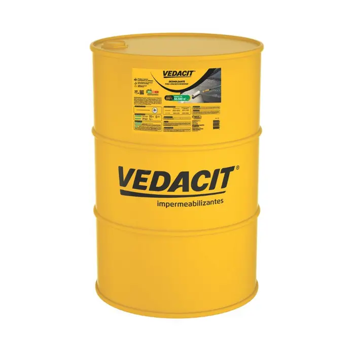 Desmoldante Concentrado para Concreto Revestido Tambor 200L Vedacit