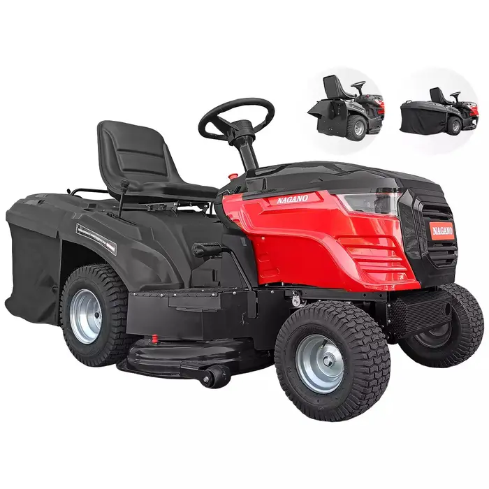 Trator Cortador de Grama Gasolina 20hp com Coletor 107cm 4 Tempos