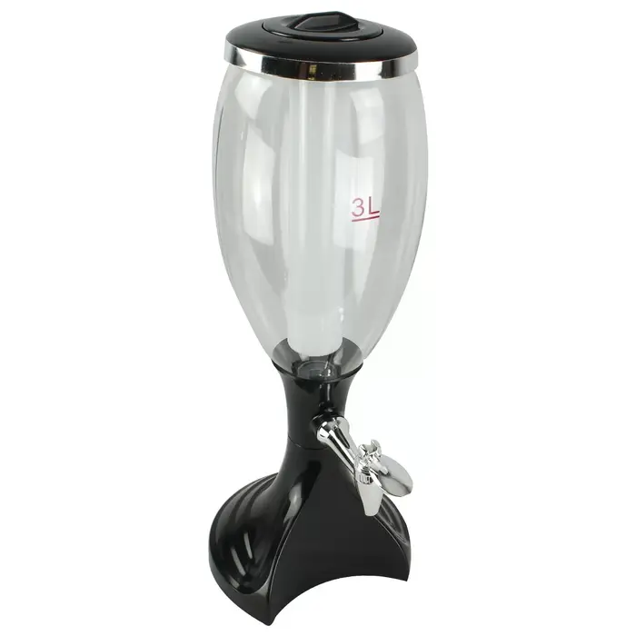 Chopeira 2,5 Litros Com Resfriador Torre De Chopp com luz de Led – TBEER25R