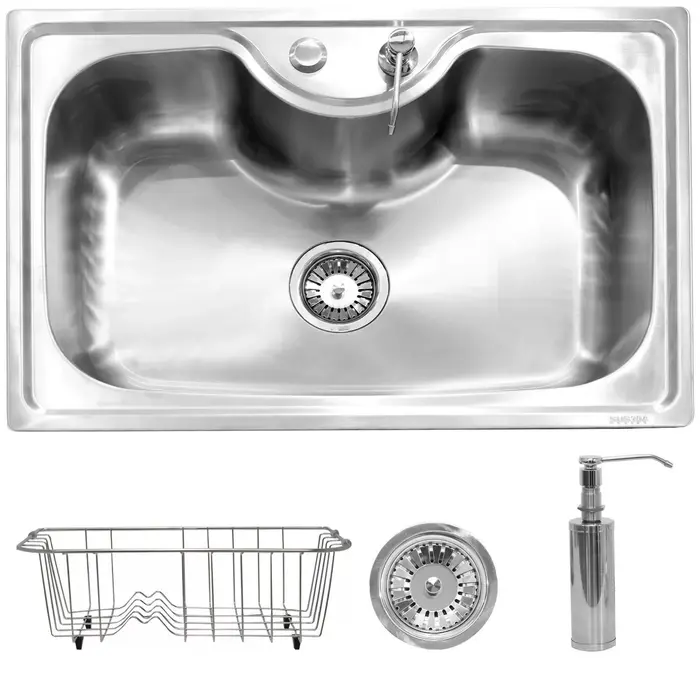 Cuba Pia Cozinha Gourmet Aço Inox 304 com Acessórios