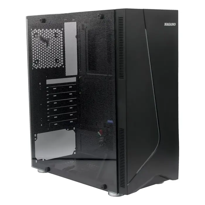 Gabinete Gamer Preto Vidro Lateral
