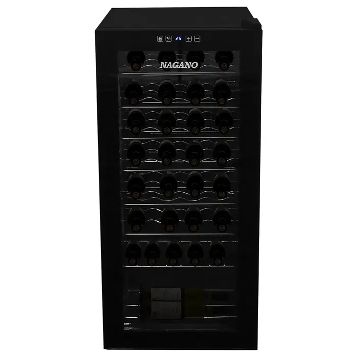 Adega de Vinhos Climatizada 32 Garrafas 94 L Display Digital Compressor