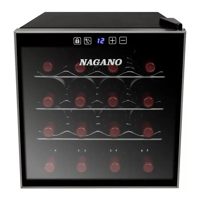 Adega de Vinhos Climatizada 16 Garrafas 44 L Display Digital Bivolt
