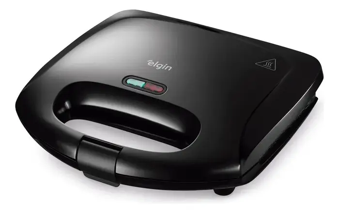 Sanduicheira Fast Time Elgin 800w Placas Duplas Preto