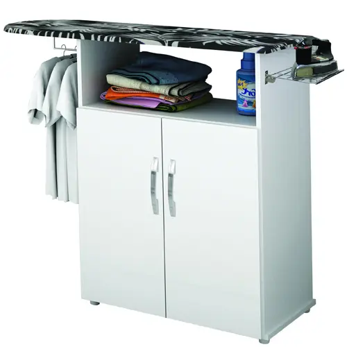 Tábua de Passar Roupa Amélia, 2 Portas, Branca