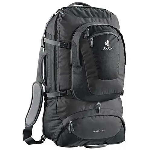 Mochila Transit 65 + 12 Litros na Mochila de Ataque