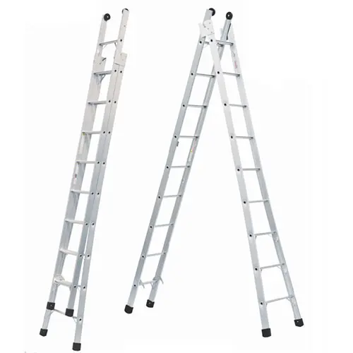 Escada Extensiva Dupla 8 Degraus Alumínio