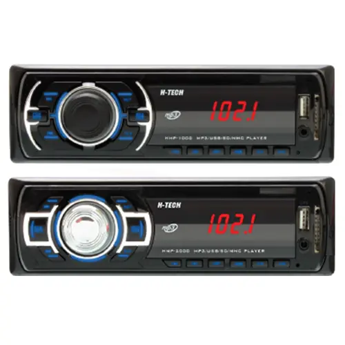 Auto Radio FM com Usb/SD/AUX 4x25w 1 Par de Saída RCA – H-Tech