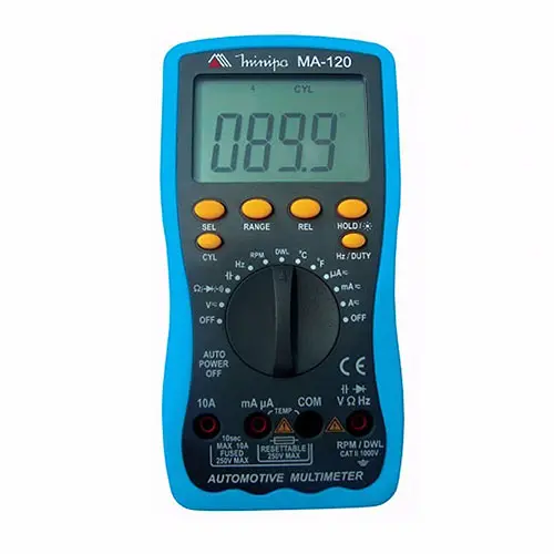 Multimetro Digital Automotivo MA-120 Temperatura RPM