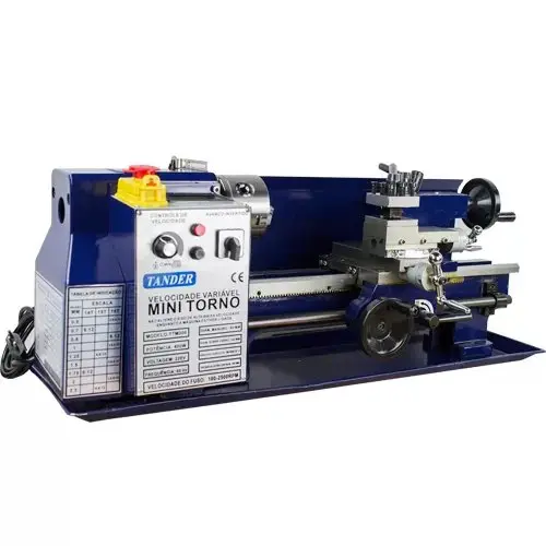 Mini Torno Mecânico de Bancada 300mm – 400w – 220v Monofásico – 60hz – TTM300