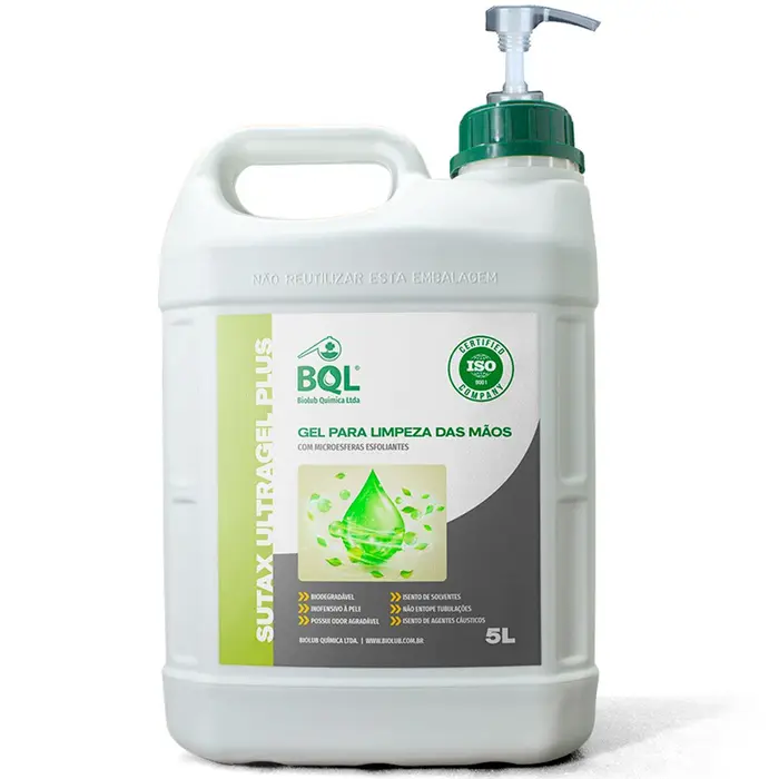 Gel de Limpeza para Mãos Sutax Ultra Gel Plus 5L BIOLUB-5578