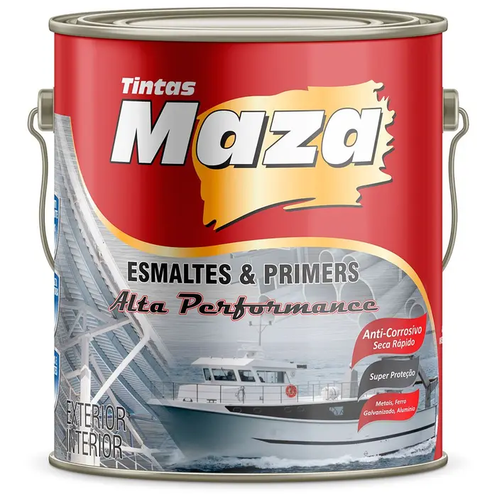 Primer Acabamento Anticorrosivo Branco 3,6 Litros MAZA-1308