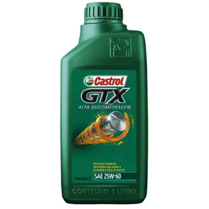 Óleo Lubrificante GTX Alta Quilometragem 25W60 1 Litro CASTROL-3380148
