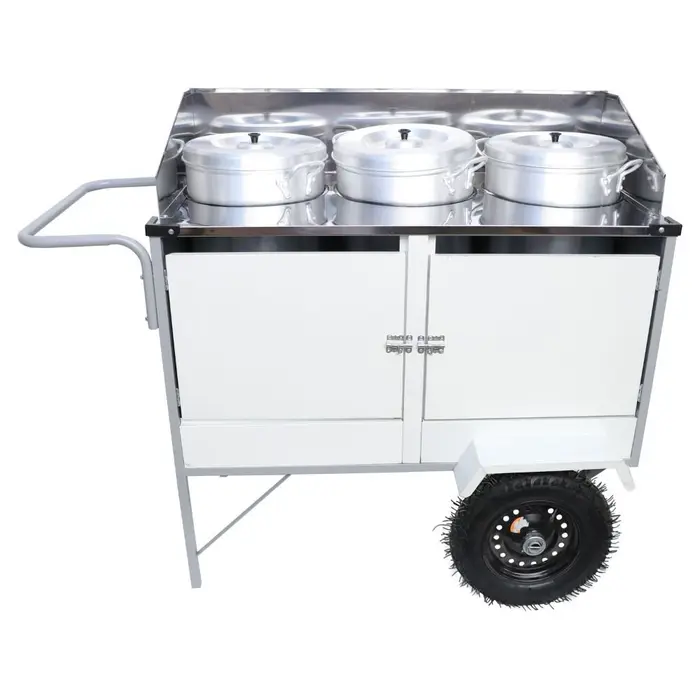 Carrinho de Caldo e Sopas BL35P-T com Rodas e Toldo CEFAZ-BL35P/T