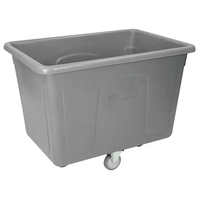 Carro Cuba Cinza 116 x 80 x 115cm 400L sem Tampa BRALIMPIA-C400CZ