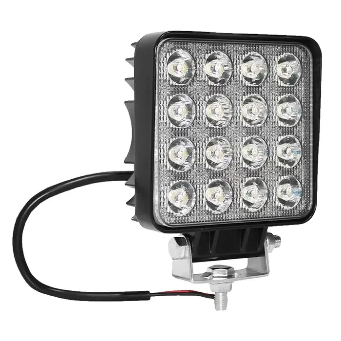 Farol de Milha Led 48W Quadrado 6000+6500K ROTTA 376-46598