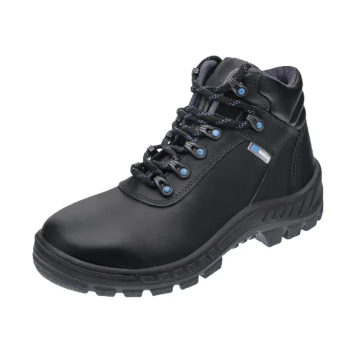 Bota de Segurança Couro Antichamas N40 Cor Preto com Cadarço MARLUVAS-700870-40