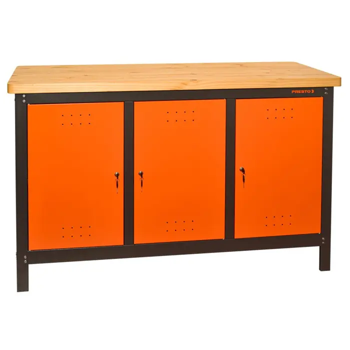 Bancada de Trabalho Fechada 1500 x 920 x 600mm com 3 Portas PRESTO-91511