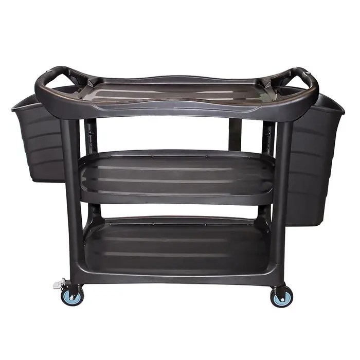 Carrinho de Estética Automotiva Aberto com 3 Bandejas LITH-LT6000S