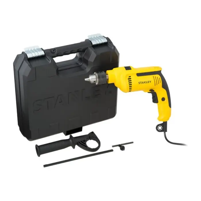 Furadeira de Impacto Velocidade Variável e Reversível de 1/2 Pol. 700 W 110 V STANLEY-SDH700