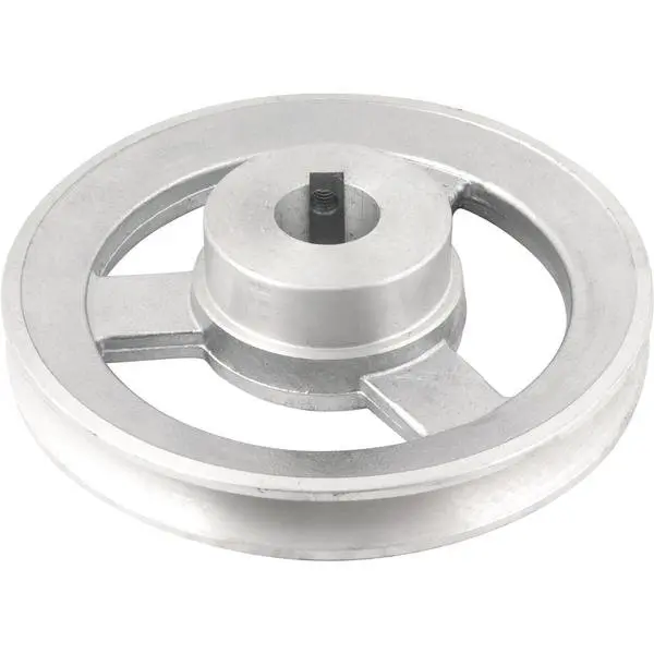Polia de Alumínio 150 mm 1 Canal Perfil A com Furo 24 mm VONDER-6677024150
