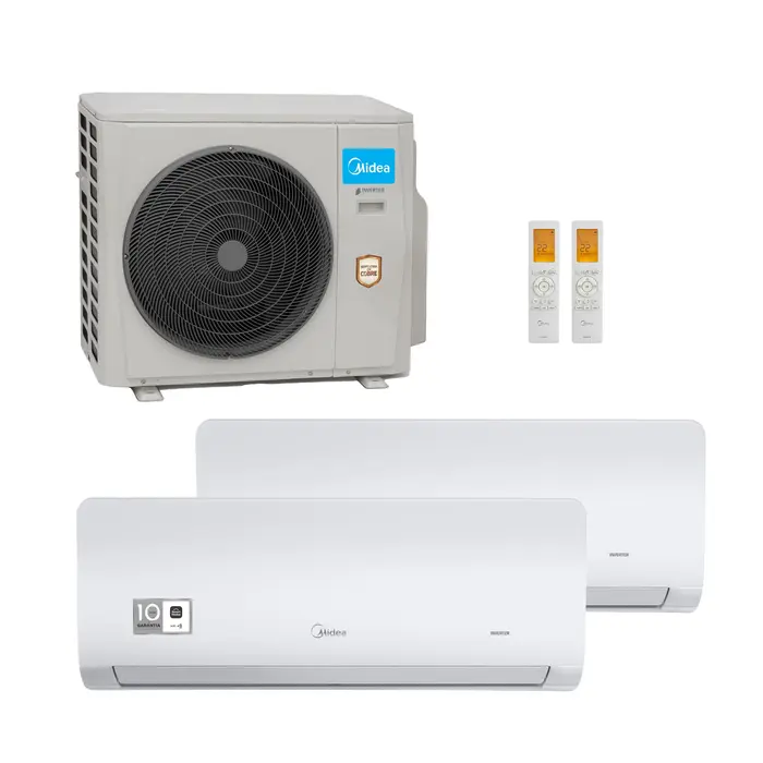 Ar Condicionado Multisplit Quente e Frio 21000BTUs com Wifi 220V Multisplit Midea