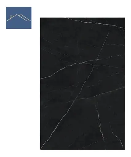 Pisos Porcelanato Royal Black Polido 80,5x140cm Villagrês